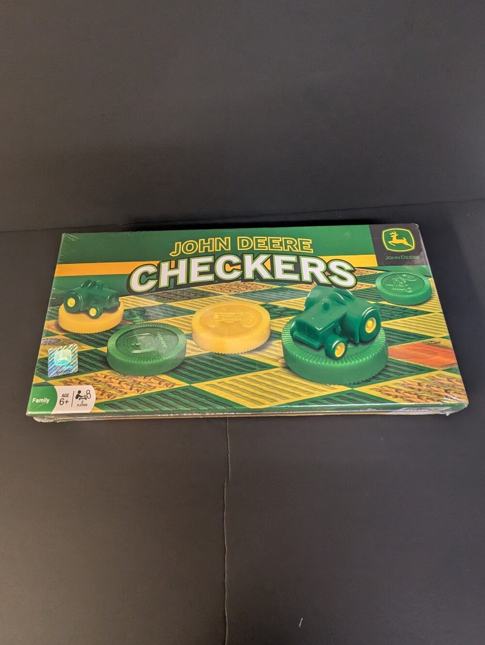 New Sealed John Deere Checkers Board Game Collectible Gift